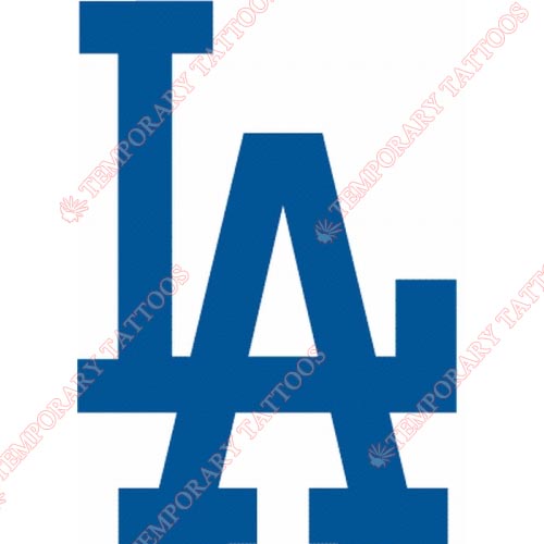 Los Angeles Dodgers Customize Temporary Tattoos Stickers NO.1682